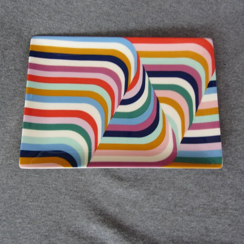 colorful vertigo trinket tray now house by jonathan adler discontinued (W3052)